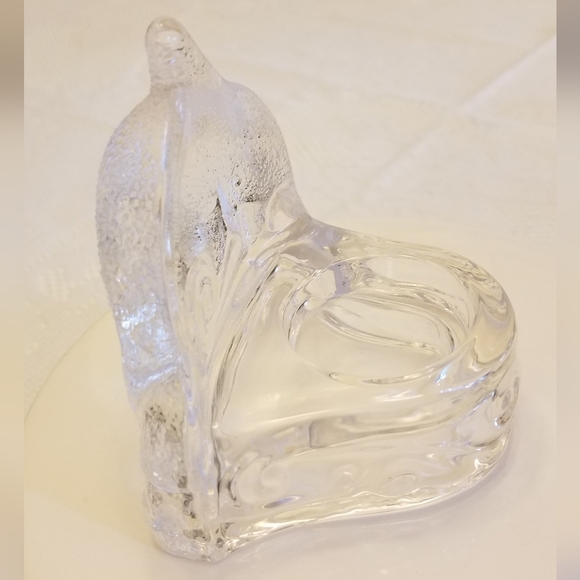 Partylite Dolphin Glass Votive Tra Holder - Picture 4 of 8